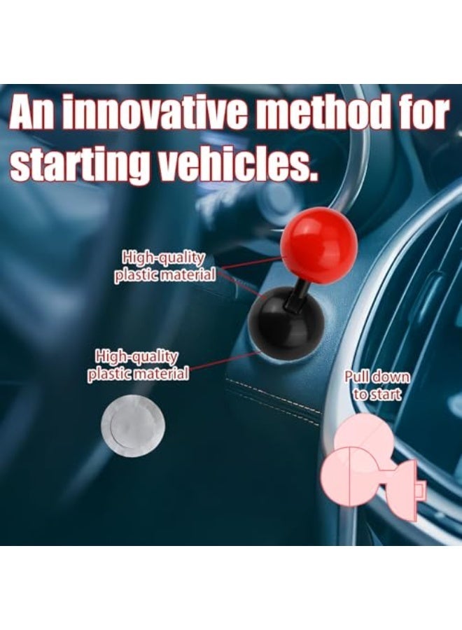 Bukela Red Engine Start Stop Button Rocker Lever Car Push to Start Joystick - Image 5